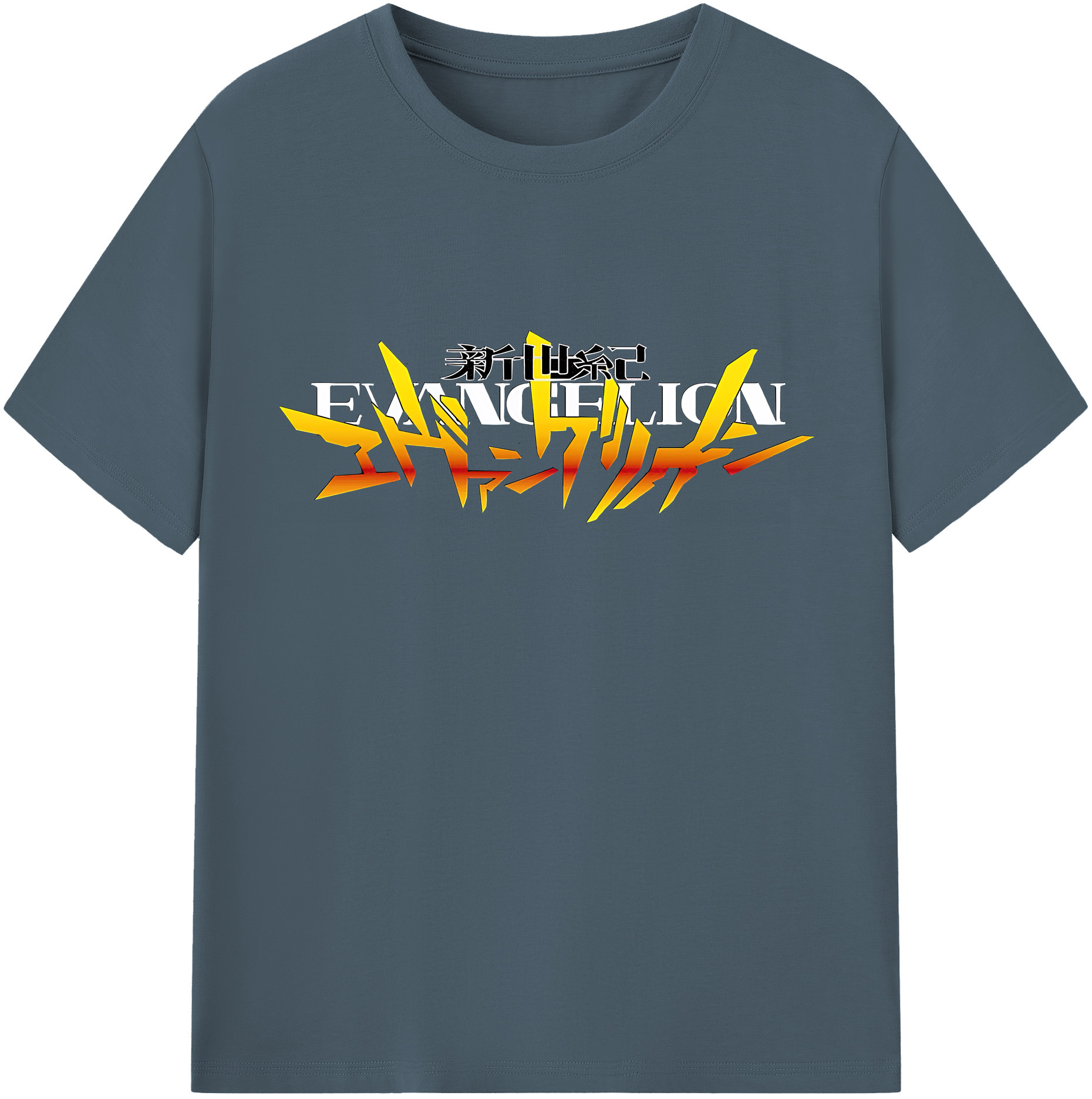 （画像用） EVA 新世紀エヴァンゲリオン 綿100％半袖Tシャツ（フロントプリント）